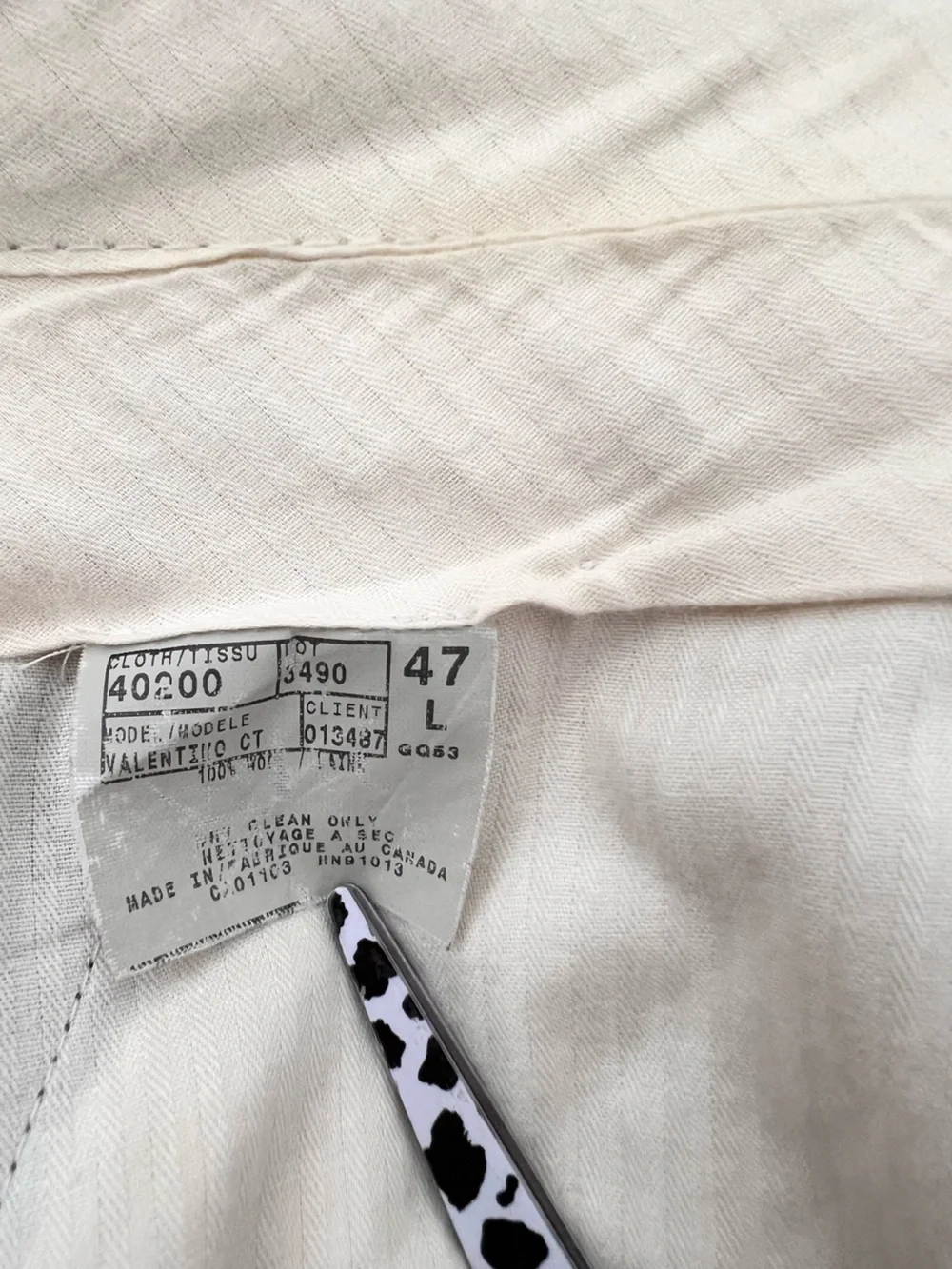 Vintage Jack Victor Gray Pinstripe Suit 52L 47W
